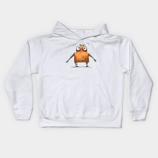 Un-droid - Cute Little Rusty Robot Kids Hoodie by PaulStickland